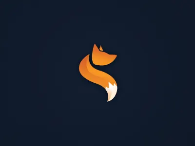 Lend Fox abstract credit financial fox lend logo simple