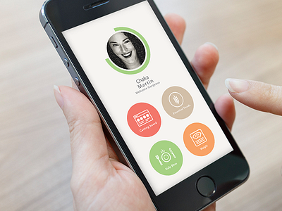 Nutrition App app concept design hand health home icon iphone nutrition ui ux