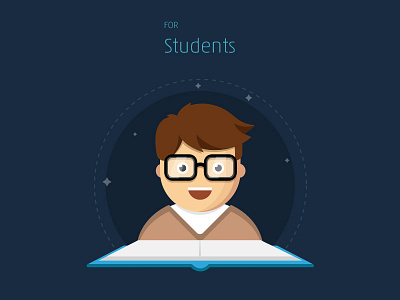 For Students book boy education kid read student study