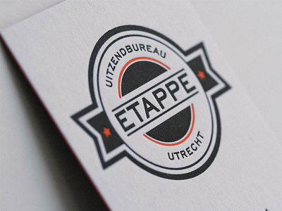 Etappe Business Cards branding business card cards letterpress logo retro vintage