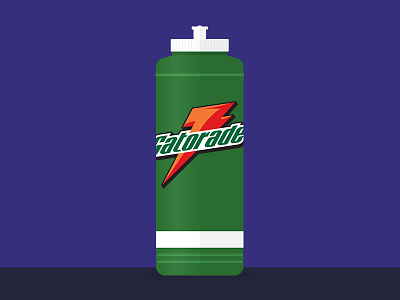 Vintage Gatorade Bottle bottle gatorade illustration