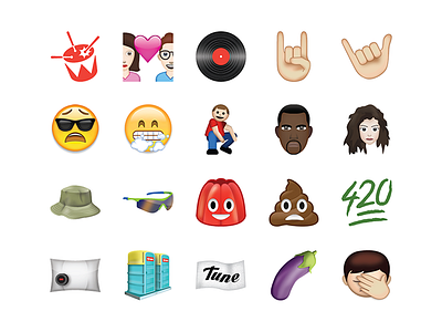 triple j emojis 420 emoji icon kanye lorde music radio triplej