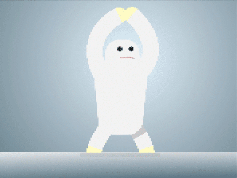 Sweaty Yeti ae after effects animation character yeti