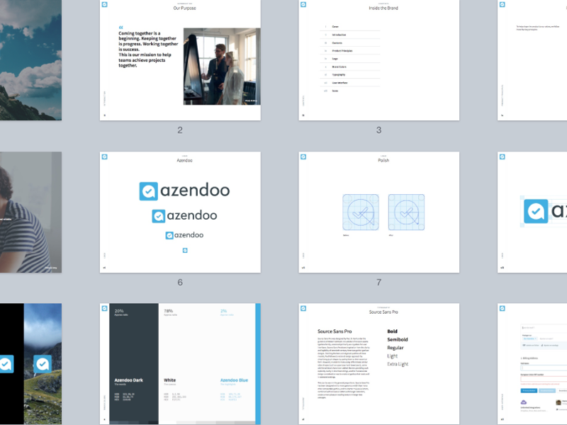 Azendoo Brand Book azendoo brand