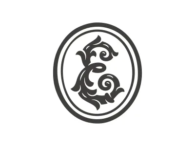 Мonogram Elizabeth design e logo mark monogram sign