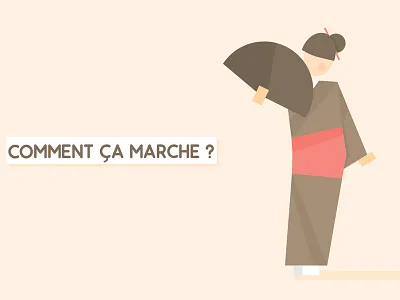 Geisha after effects animated animation cool fun geisha gif girl graphic illustrator motion photoshop