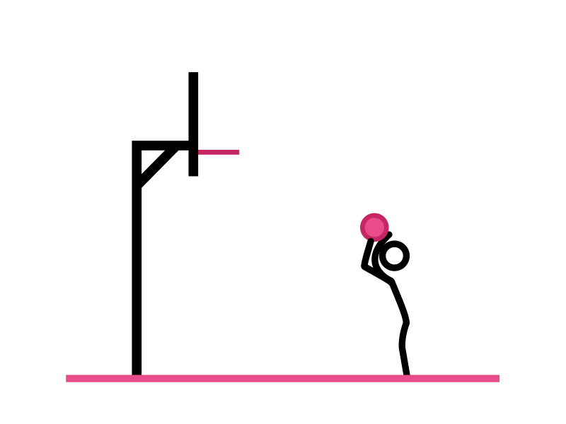 Dribbble and shoot! after effects animation ball basketball design dribbble gif hoops motion shoot stick