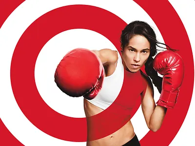 Target Branding: Boxing branding identity target