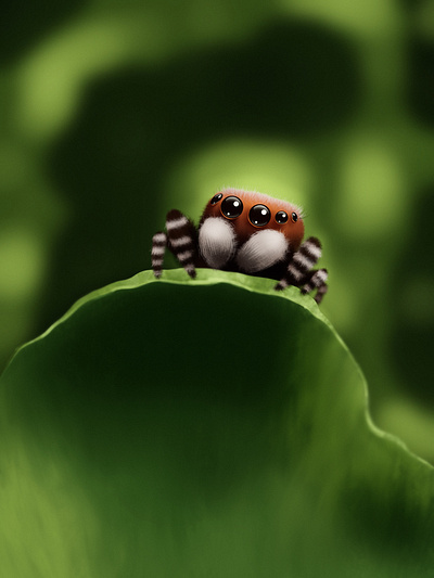 lil spidy art cute design digital drawing drawing graphic designer illustraion procreate small spider