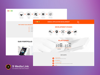 SMedialink re:design clean corporate design interface minimal services simple ui ux web website