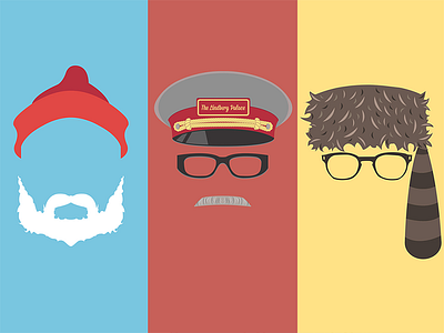 The Wes Anderson Collection dvd flat illustration minimal wes anderson