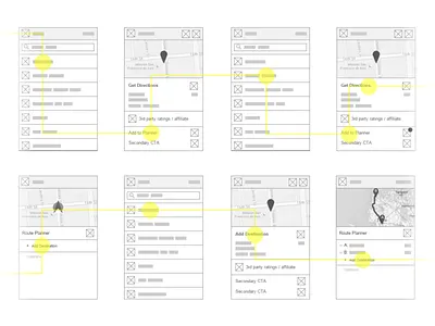 User Flow case chart diagram flow logic map prototype scenario use user ux wireframe