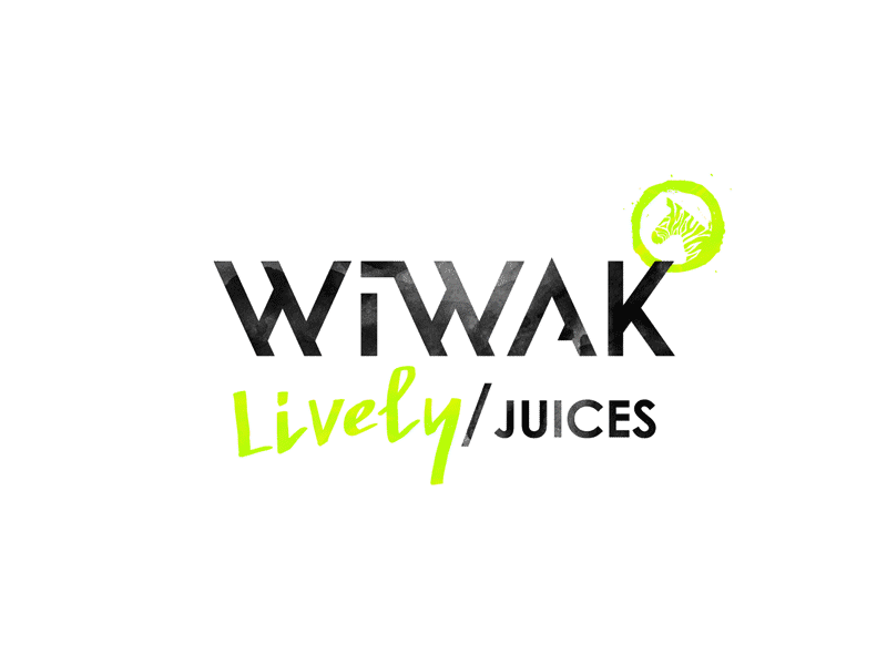 Wiwak - Colorful Branding black colorful colors experimental fruity rainbow stamp texture type warm zebra