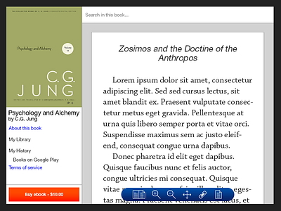 Google Books UI books google redesign ui