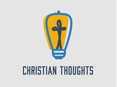 Christian Thoughts christian church cross filament idea jesus lightbulb think thought