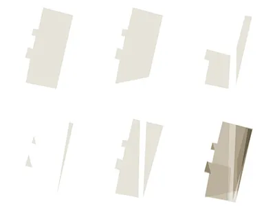 Building Shadows 2d analysis architectural design diagram