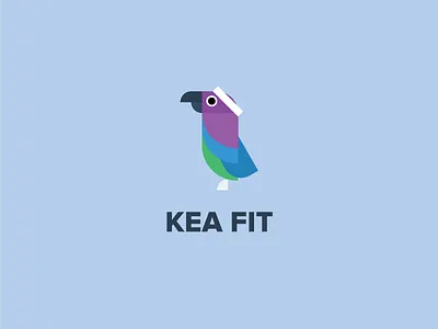 Kea Fit Logo birds illustration logos school