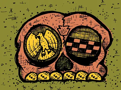 Calendar Comp 15 calendar eagle music pittsburgh punk record skull vinyl