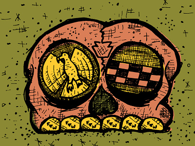 Calendar Comp 15 calendar eagle music pittsburgh punk record skull vinyl