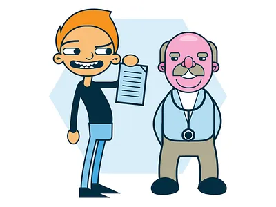 Dribbble Characters characters flat human people vector