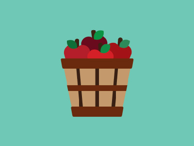 When a client hands you apples... apple apples basket circle green icon icons red simple