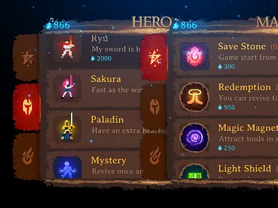 The pixel art of Dark Slash: Hero #3 action black blood diablo game google play ios light saber veewo zombie