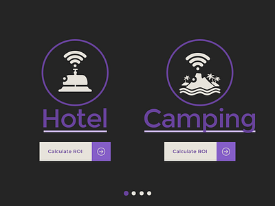ROI Calculator atrokhau button clean crisp flat geometry gray minimal minimalist simple type typography