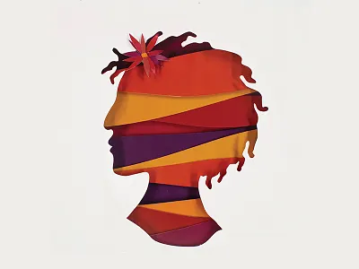 Idara Paper Cutout artist craft depth flow music paper