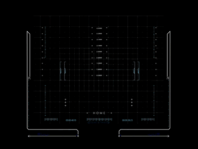 FUI n°03 - Trader 2025 after curves design effect fui interaction sci fi screen trader trading ui