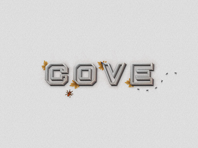 Concrete Text Effect ant concrete illustrator leaf spider text tutorial vector