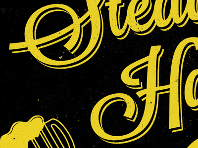 steady hands v2 bar sign grunge lavanderia script steady hands vector