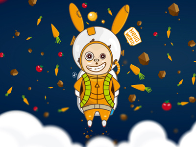 Tuzi design illustration rabbit