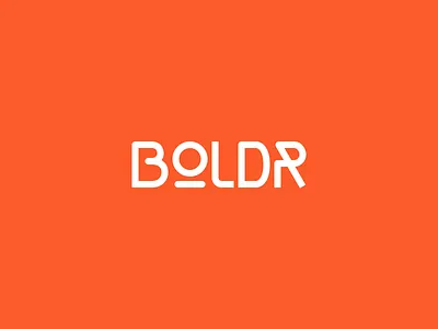Boldr Logo logo orange wordmark