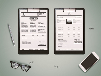 Invoicing Template business stationery business template invoice invoice template stationery stationery design template