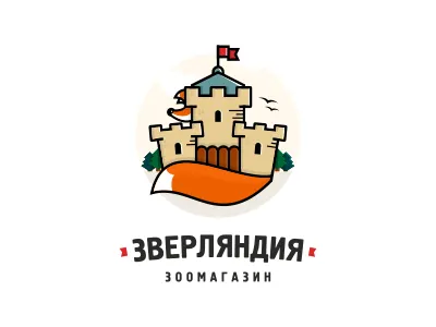 Pet Kingdom Store animal castle pet shop store tower