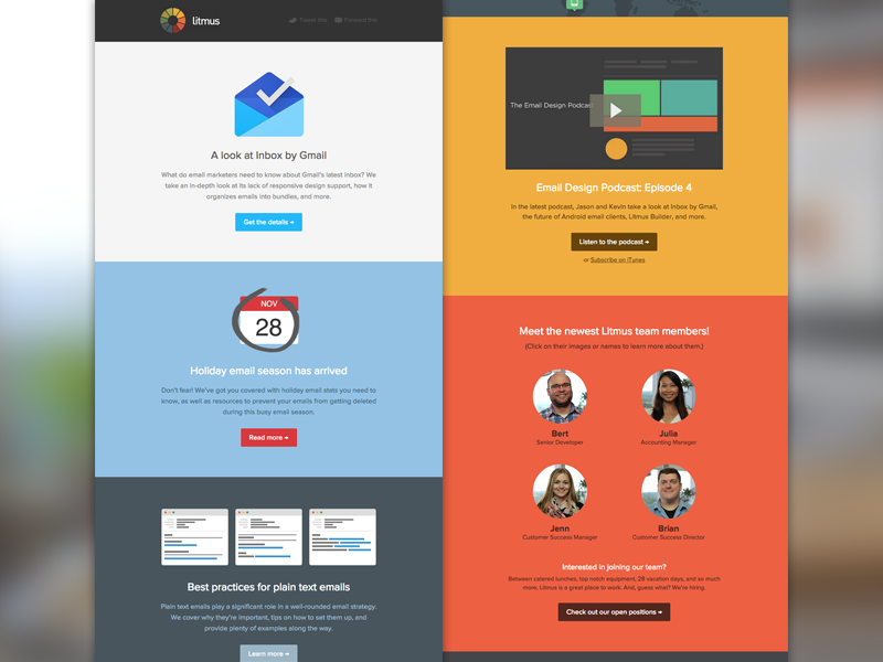 [Email] Litmus Newsletter November 2014 email email design email development html email litmus newsletter