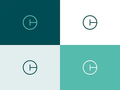 CT Monogram branding green letters logo monogram palette