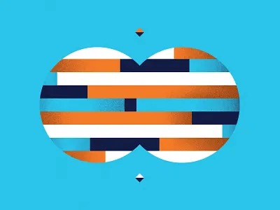 Intersect bauhaus blocks intersect pattern strips venn diagram