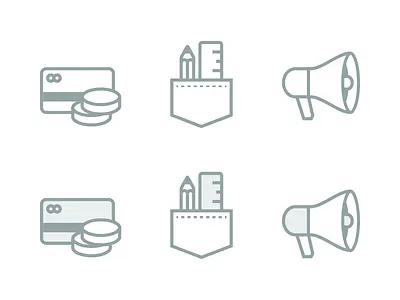 icon set design icons margeting payment