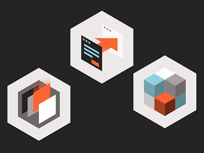 Hex Icons hexagon icons