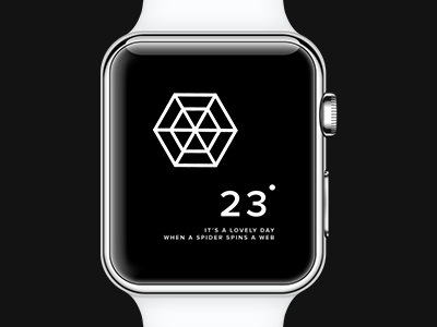 weather app concept design apple watch bird spider spiderweb sunny ui ux weather weather folklore