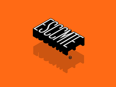 Esccmte 3d committee escape type typography