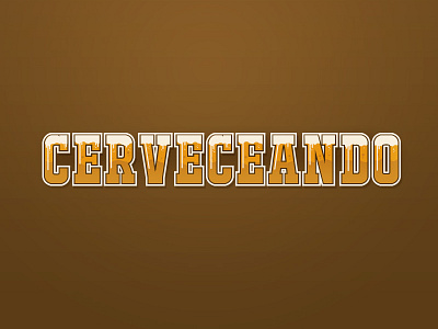 Cerveceando beer drink illustration