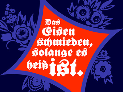 Lucian Bernhard Fraktur Extrafette antique font fraktur lettering retro revival type typeface typography vintage