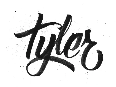 Quickie brush script casual hand drawn script type typography