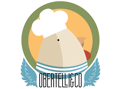 The Chicken cartoon chicken design logo vector