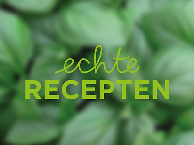 Echte Recepten Logo cooking design echte handwritten logo recepten recipe