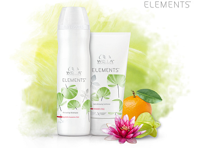 Wella Elements advertising beauty social media