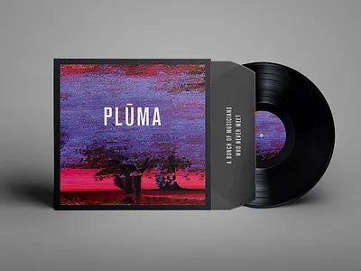 PLŪMA artwork band cover identity logo music plūma