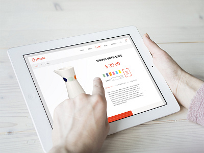 Tablet view ceramic ipad mobile optimize web design